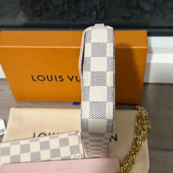 Louis Vuitton Pochette Felicie Damier Azur - Picture 4 of 7